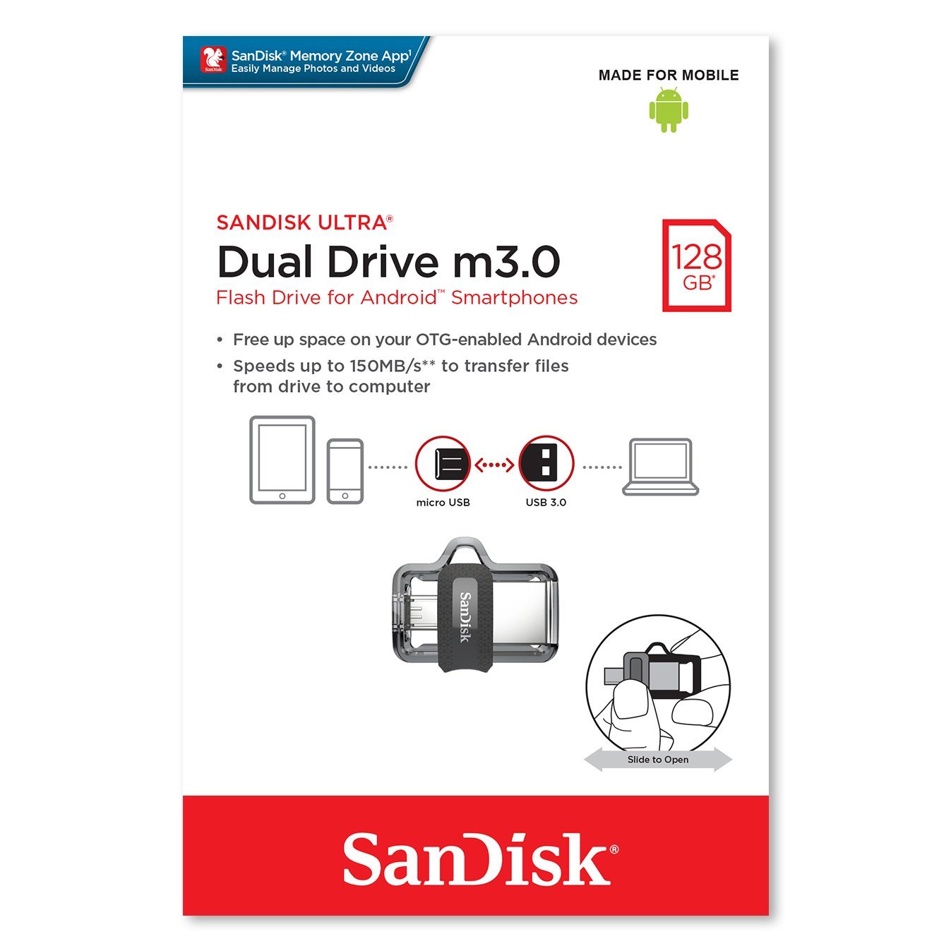 SanDisk Ultra Dual Drive m3.0 - SanDisk Singapore Distributor Vector Magnetics Pte Ltd
