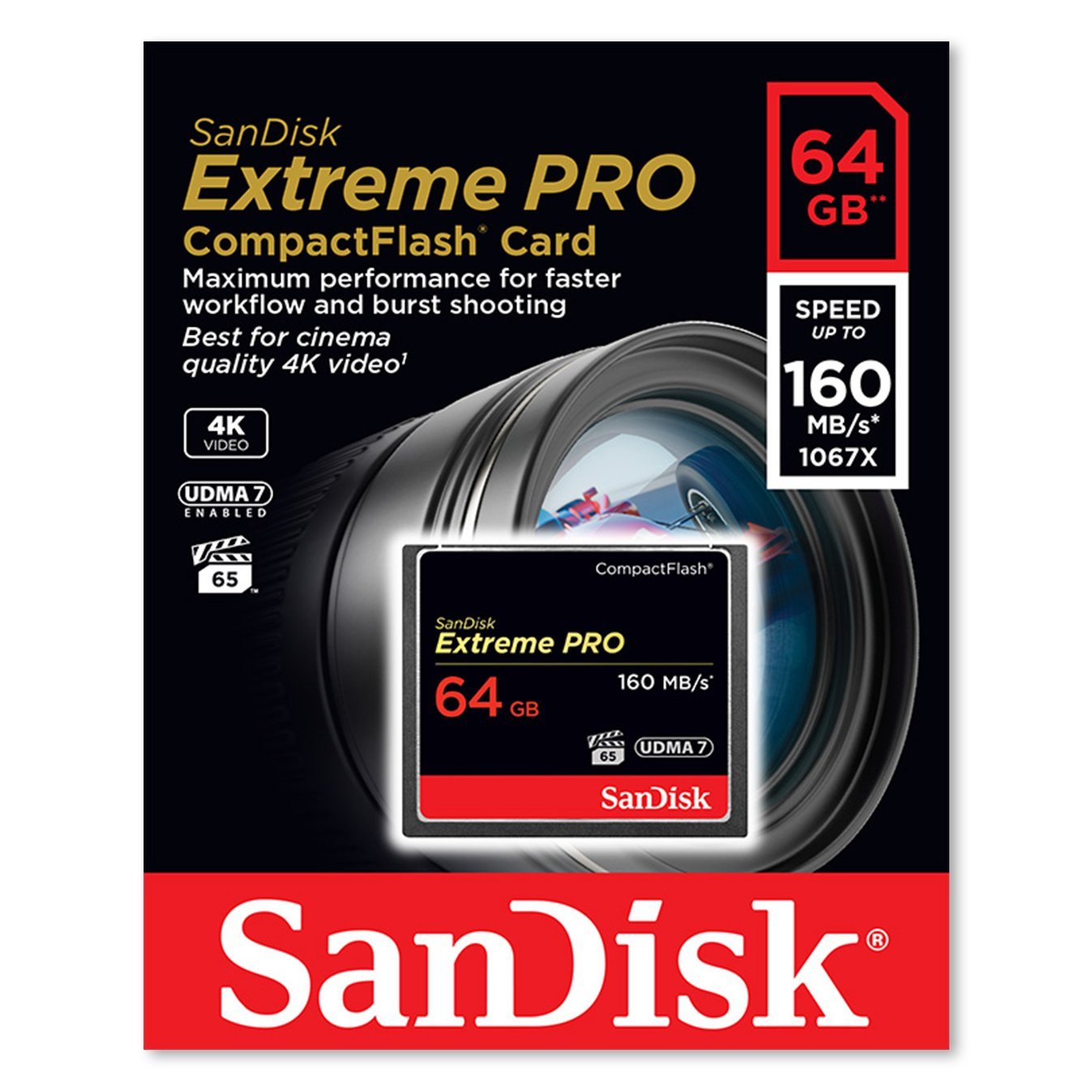 SanDisk Extreme PRO CompactFlash Memory Card - SanDisk Singapore Distributor Vector Magnetics Pte Ltd
