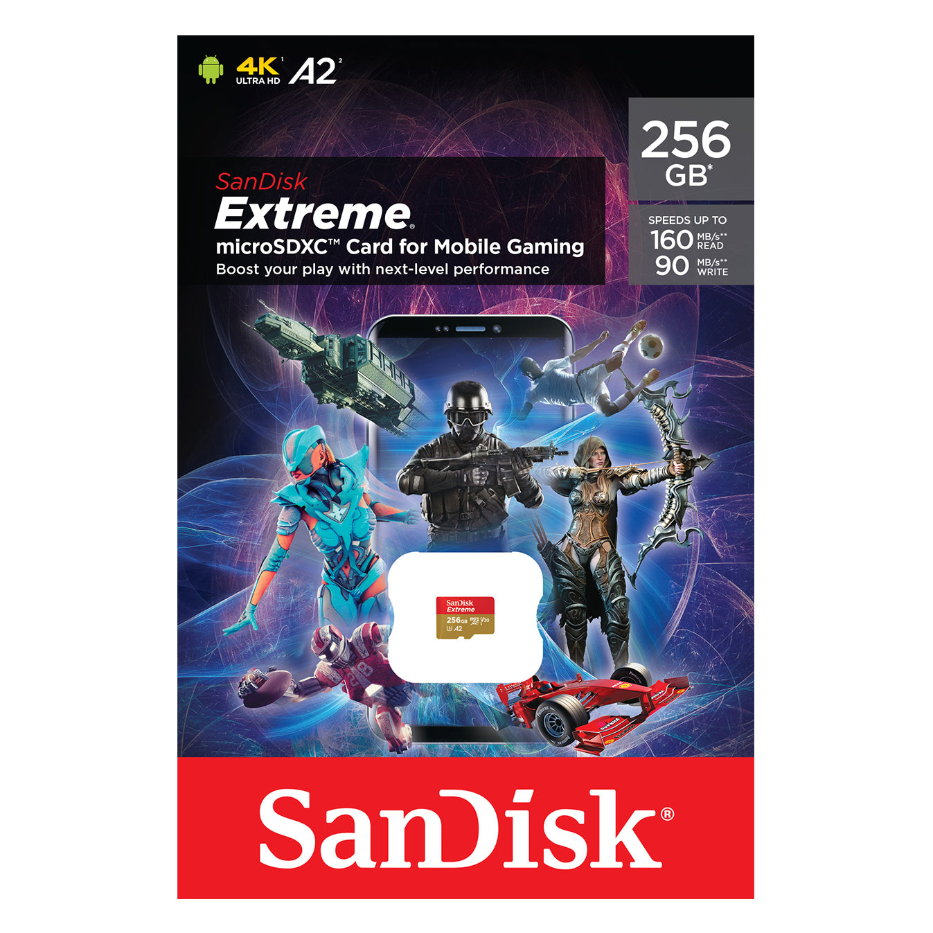 SanDisk Extreme® microSD™ Card for Mobile Gaming